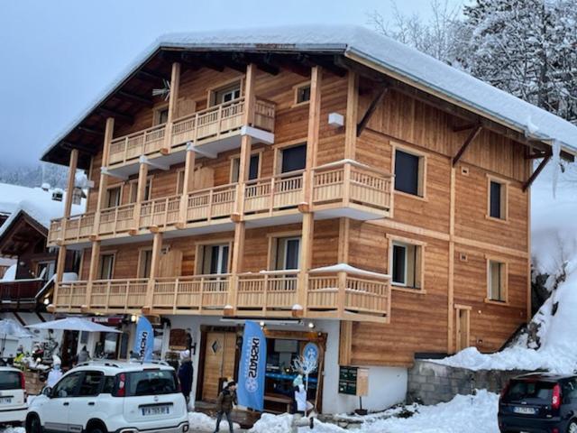 Apartamento Les Amborzales Le Grand-Bornand Exterior foto